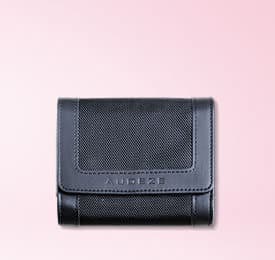 Men's Black Sport Wallet photographed on a plain background
