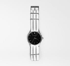 Men's Easy Reader Silver Watch photographed on a plain background