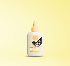 White Liquid Washable Glue photographed on a plain background